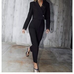 Zara Black Women's High-waisted pants